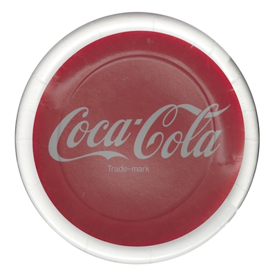 Coca-Cola Logo Plastic Plate 